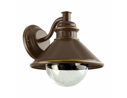 Външна лампа за стенен монтаж ALBACETE, 1 x E27, 40W, кафява мед