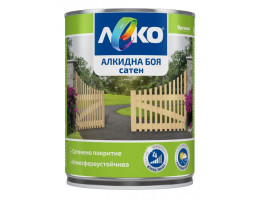 Леко алкидна боя, сатен тъмно сива - 650ml