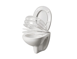 Седалка и капак със забавено падане за тоалетна чиния Bau Ceramic