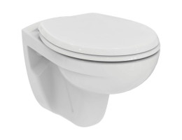 Конзолна тоалетна чиния, RimlesLS + седалка със забавено падане, Eurovit