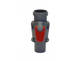 Вертикална възвратна клапа за канализация, PVC, инокс, Ø 110 mm