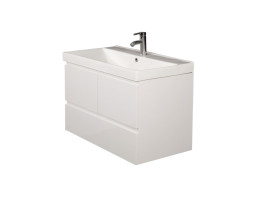 PVC шкаф за баня, Едис, 90 x 48 x 60 cm + Умивалник ICC9155-2NE