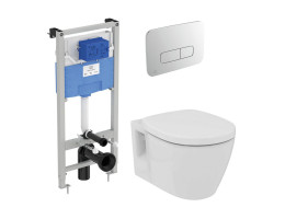 Комплект за WC, Connect, R027767 - R0124AA - E716601 с плавно падаща седалка