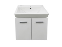 Долен шкаф с мивка "Гама" 55/55/41.7 cm бял