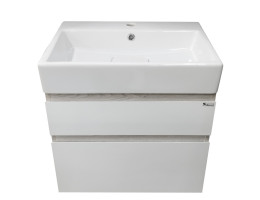 Шкаф за баня с умивалник, Хюстън 2, 60 cm, цвят на фурнира 34227