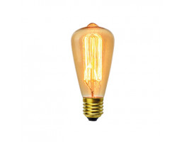 Лампа ST64 40W E27 Decoart Carbon